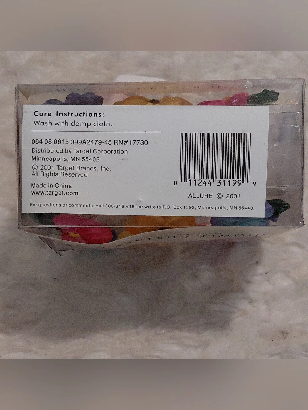 Multicolor Floral Shower Curtain Hooks - Set of 12